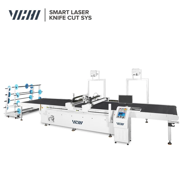 Automatic fabric die cutting machine Oscillating  Knife Cutter Carton Cutting Machine multilayer fabric cutting