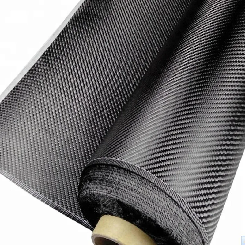 China Supplier Hot Sale High Quality 3k 200gsm Twill Plain Woven Carbon Fiber Fabric