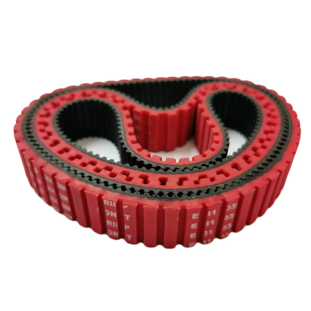 3M-300-20 Special Grooves Red Rubber Coating Timing Belt Packing Machine Belt Rubber Timing Belt