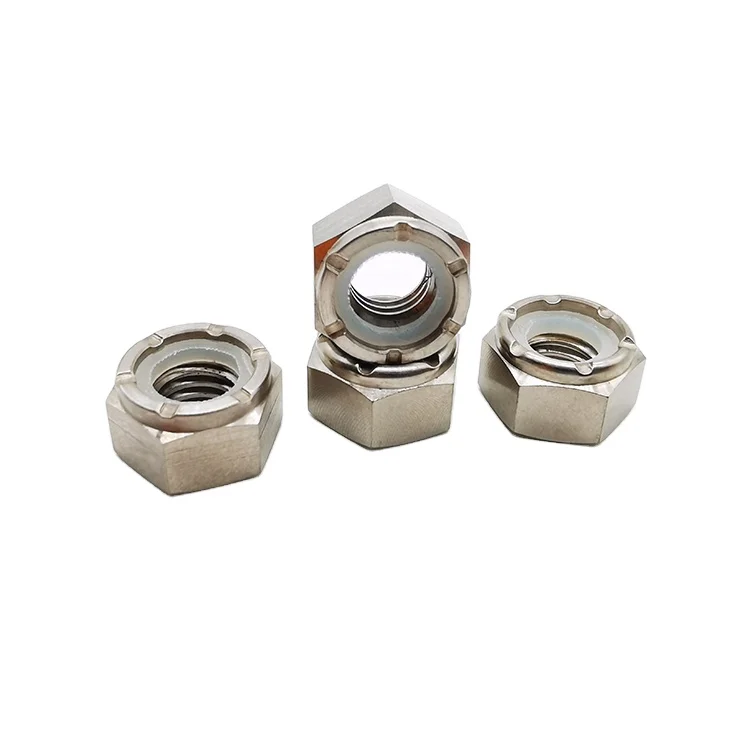 Factory direct sale m6 titanium nylon lock nuts