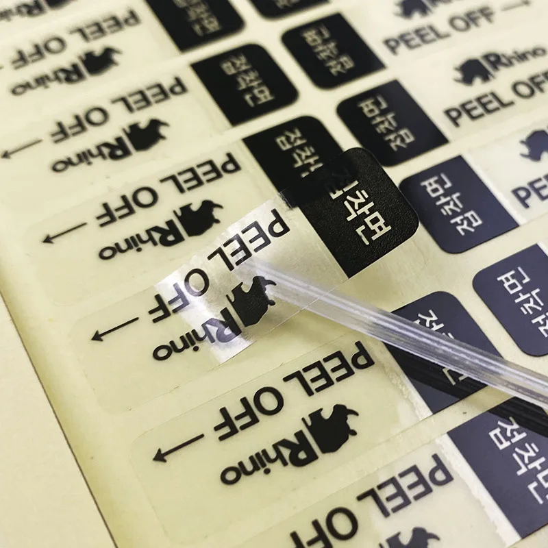 Custom Self Adhesive Printed Die Cut Sticker Clear Gold Foil Stickers Transparent Logo Label