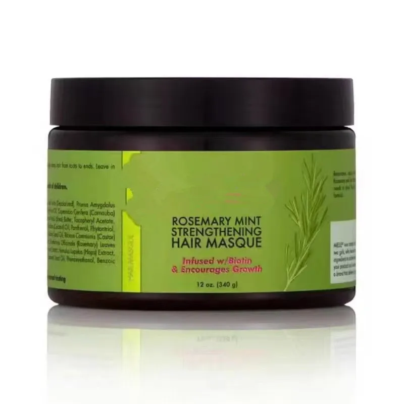 Mieliie 340g Rosemary Mint Intensive Repair Dry Hair Mask Stock high quality hair care oil Rosemary Mint Strong hair care oil