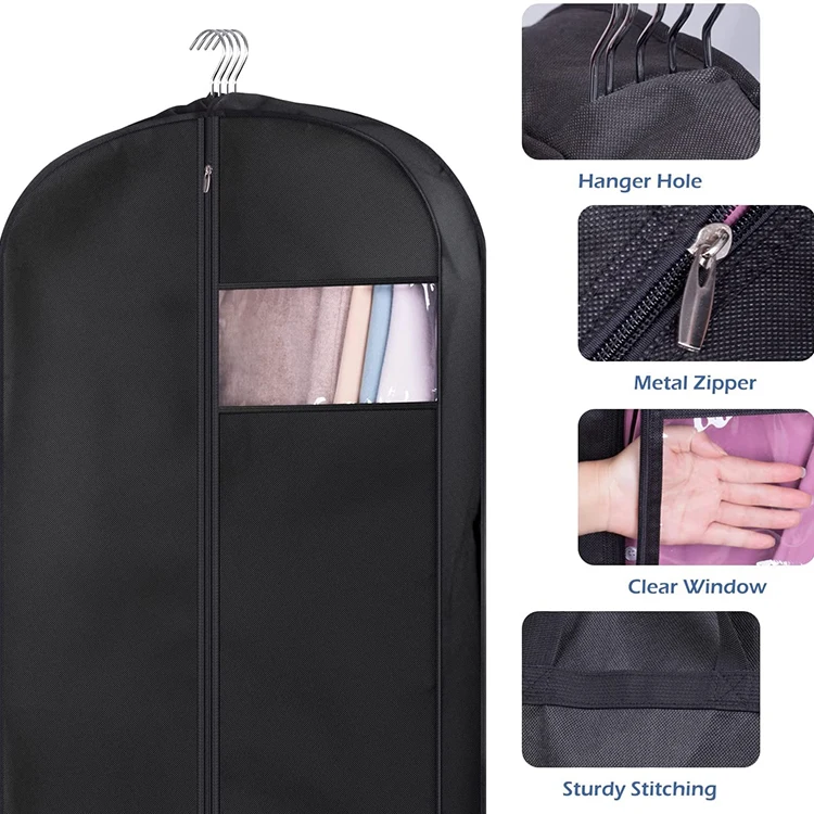 Многоразовые складные сумки для одежды, костюмов, индивидуальные экологически чистые сумки для одежды
