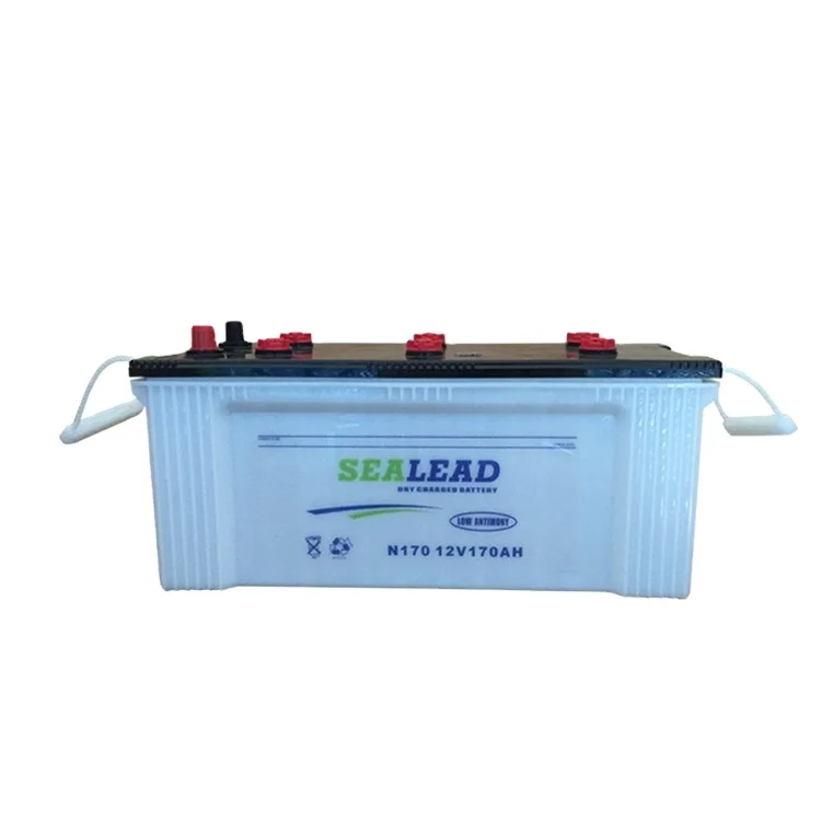 
Factory directly dry charged lead battery 12v 170ah car battery truck battery 