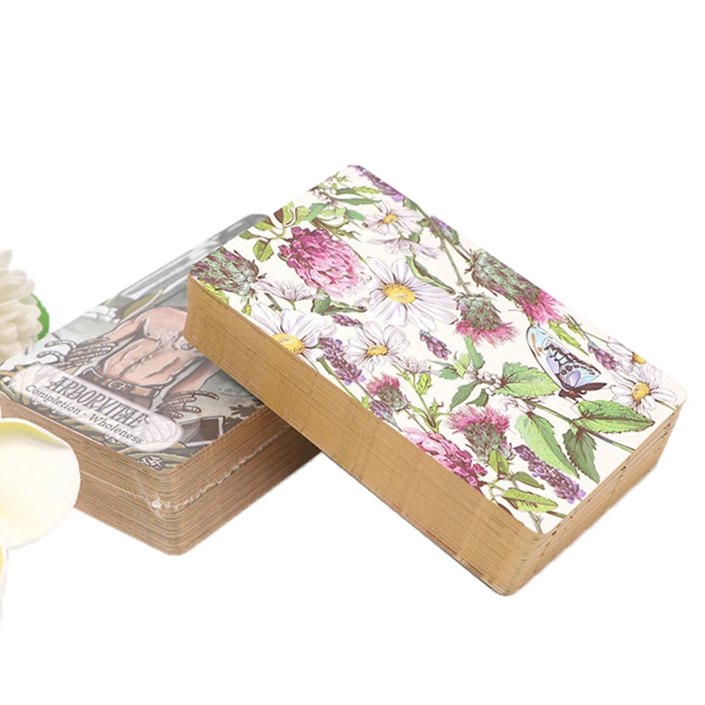 Custom Card Decks Printing Oracle Affirmation Gold Trim Tarot Cards Modern Witch Tarot