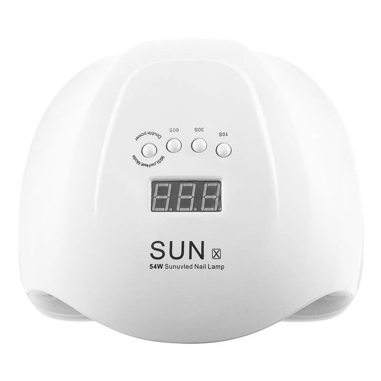 Новое поступление, лидер продаж, уф-лампа мощностью 54 вт SUN X с двойным источником света, сушилка для гель-лака для ногтей, машина, лампа для маникюра