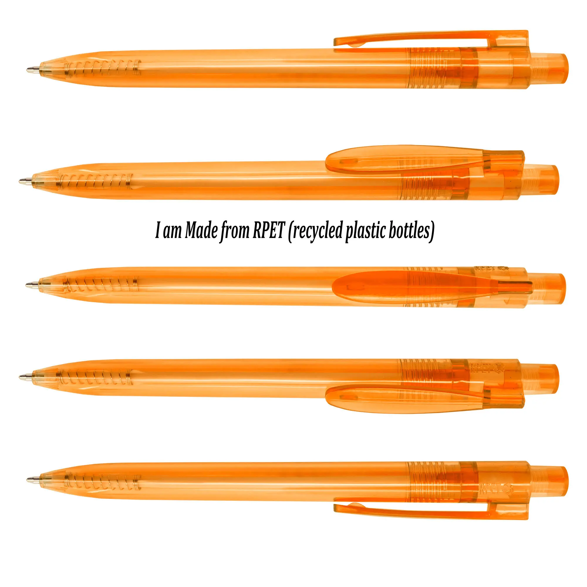 2022 new pen model Eco-Friendly Recycled PET Ball Pen which Made from RPET (recycled plastic bottles) Ballpoint Pen.