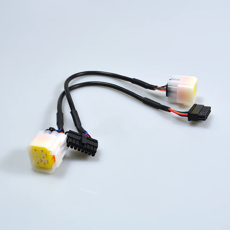 ROHS cable 22AWG Red Orange blue green black 5C one end MX43025-2 * 8p to DJ7061Y -2.3 L cable Wire Harness