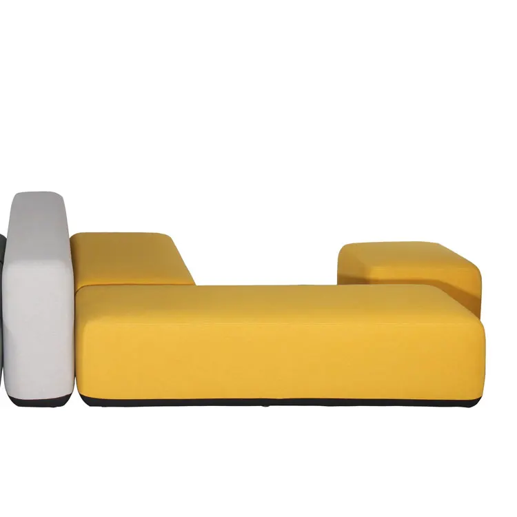 Fashion stylish loose furniture boss room leisure lounge fabric modular office sofa