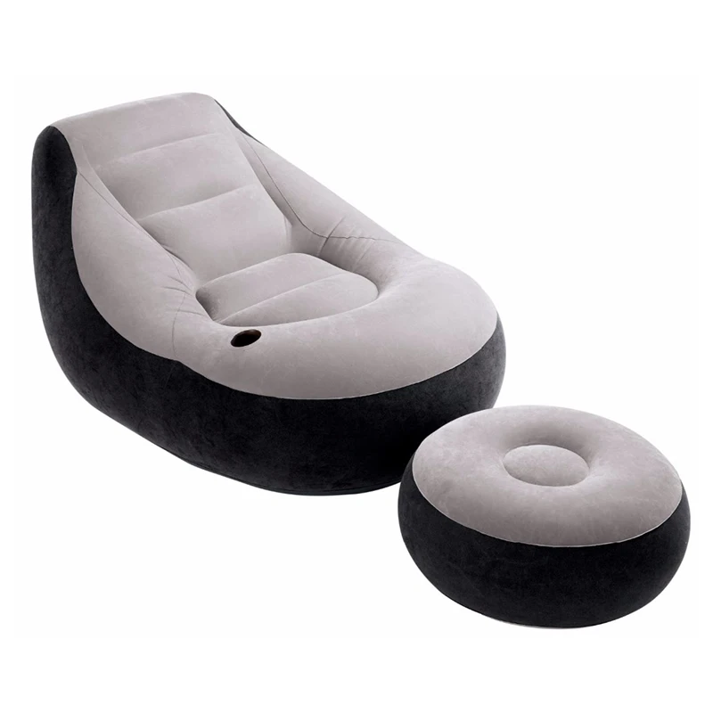single inflatable sofa chair/ inflatable sofa chair with ottoman