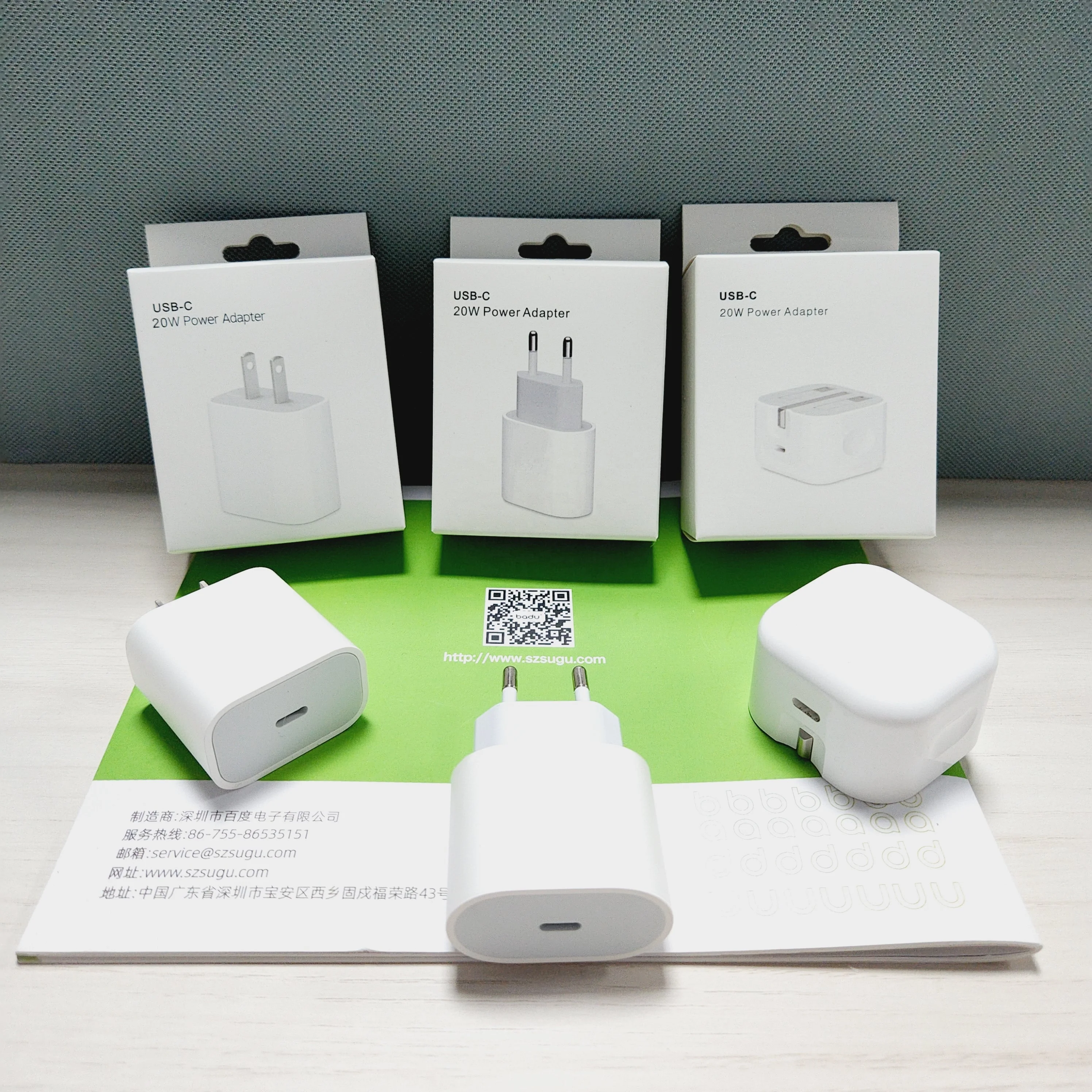 For Phone13 Original Adapter PD 20W Charger USB C Quick  Charger EU US Plug Wall Charger cable For Phone 13 12