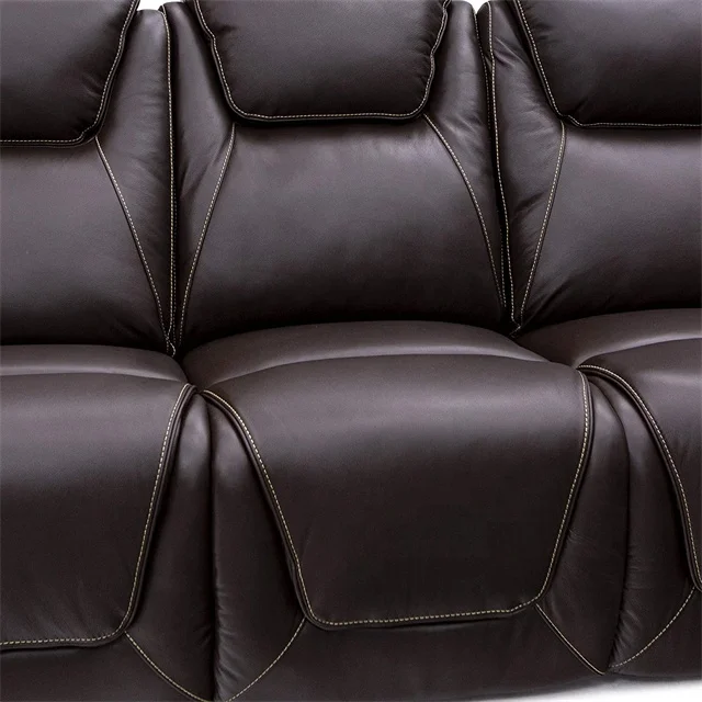 JKY Furniture  Best Selling Luxurious Electric Home Theater Recliner Sofa Set