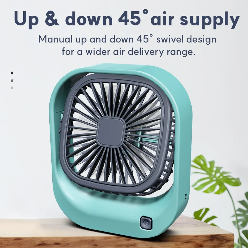 2024 Newest Summer Portable Rechargeable Desktop Mini Table Handheld Usb Fans