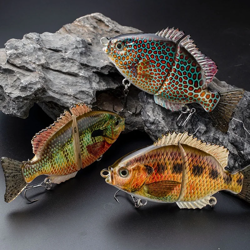 JETSHARK 14cm 82g 7colors hard plastic suspend swimbait multi jointed bait floating 2 segmented fish lure