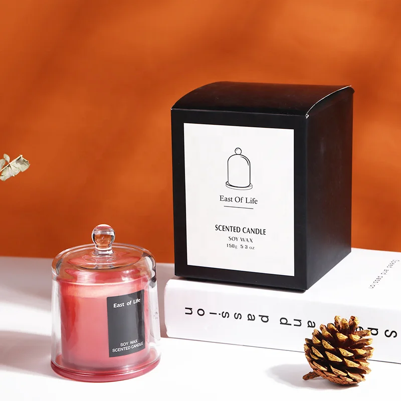 Высокие очки для ароматизированных свечей деревянные песочные часы Ароматизированная свеча роскошный подарочный набор