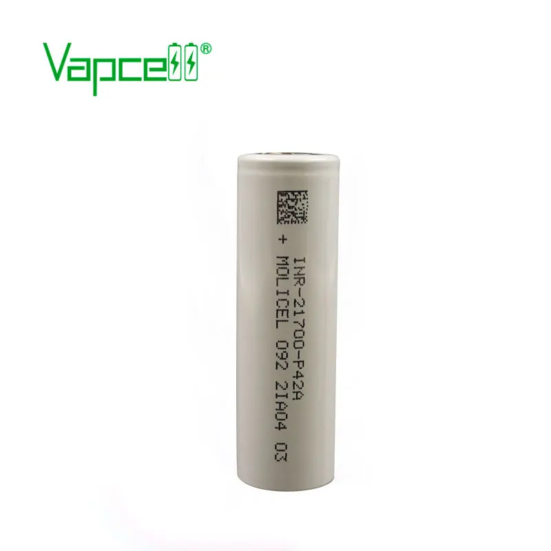 Hot Selling  MOLICEL 21700 P42A 4200mAh 30A rechargeable lithium ion battery 21700 for battery pack