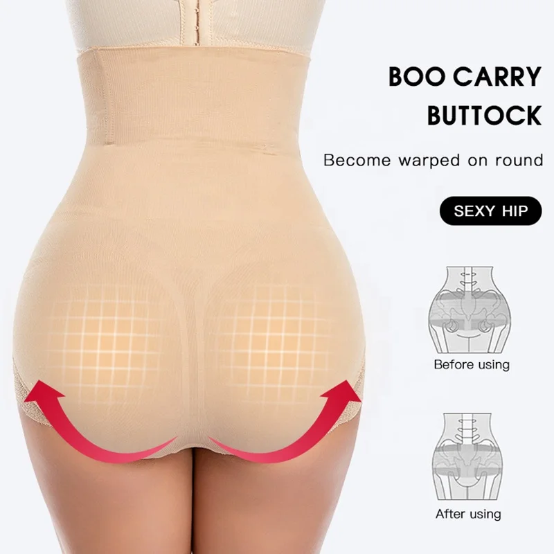 1004 Women Sexy Lace High Waist Shapewear Panties Sheath Belly Modeling Slimming Underwear Tummy Control Butt Lifter Body Shaper
