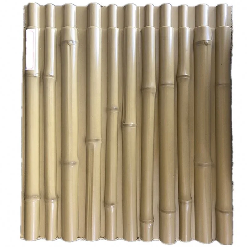 China factory sale garden bamboo fence synthetic bamboo garden decor