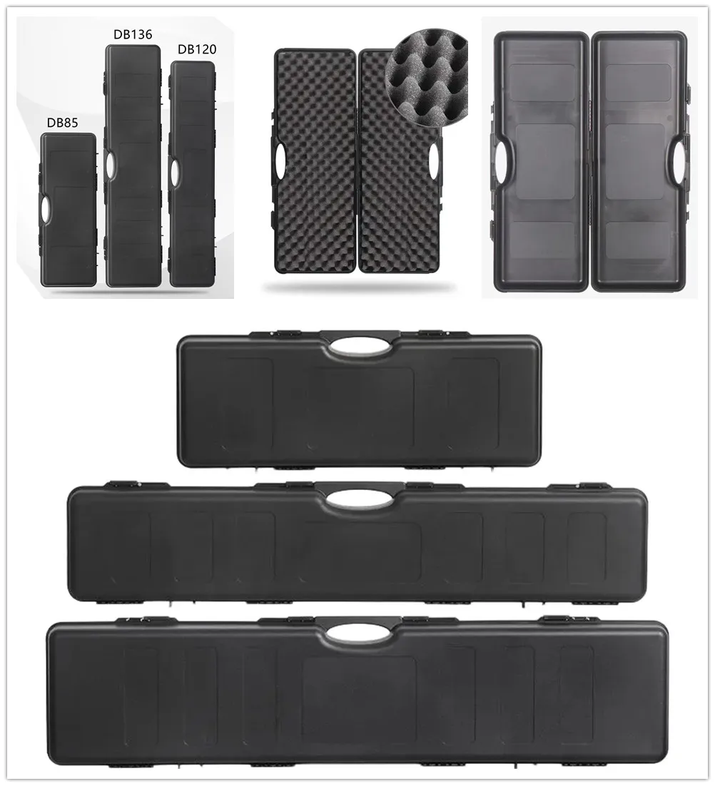 Custom foam Carrying Guns Storage Case Hard shell plastic carrying gun case