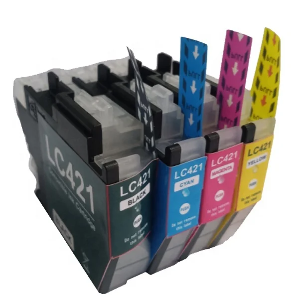 Compatible ink cartridge LC421 LC421XL ink for Brother  DCP-J1050DW / J1140DW , MFC-J1010DW