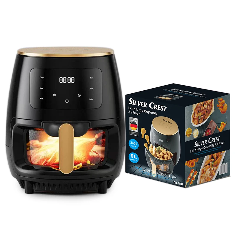 Hot Selling Good Quality 5.5L Air Fryer Oven Smart Cookers Appliances for Single Mini Oven Air Fryer