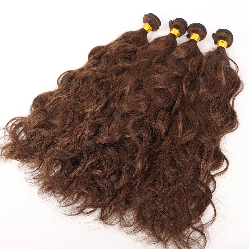 14-24 inches chestnut brown hair weft 100% human russian hair extensions natural human hair bundle