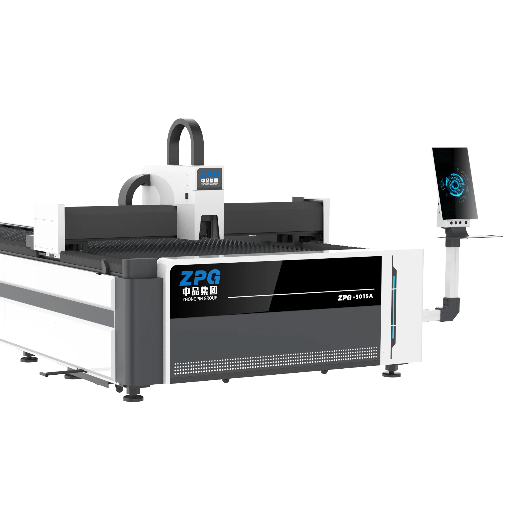 ZPG-6020E Быстрая доставка 6000*2000 мм raycus MAX лазерный генератор с ЧПУ из нержавеющей стали для лазерной резки