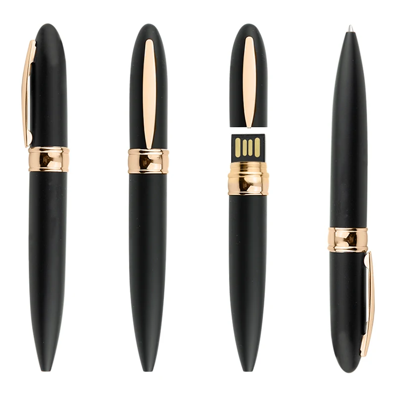 Rugby Shape Short Mini Tool Metal Ball Pen Cute Pen with 16GB 64GB Drive USB 2.0 Flash Drives Memory Stick PC 256GB Flashdrive