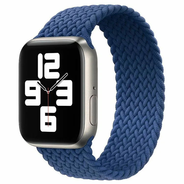 Ремешок Coolyep Соло для Apple iWatch 6 SE плетеный сменный Браслет наручных часов 42 мм