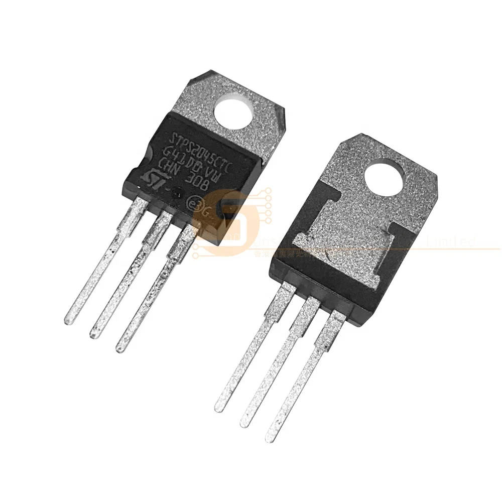 Transistor STPS2045CTC STPS2045CT STPS2045 STPR1020CT STPR1020 30CTQ060 30CTQ060PBF FQP4N60C 4N60C FQP4N60 KA7805ET KA7805 TO220