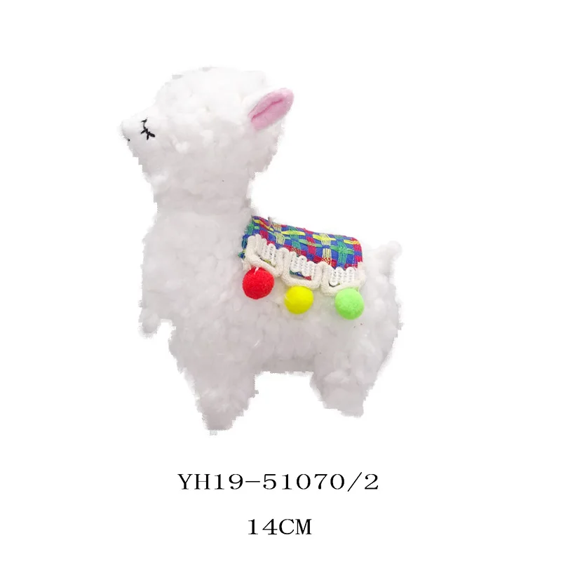 
10x15CM home decor easter mini llama doll easter decoration 2020 for gift 
