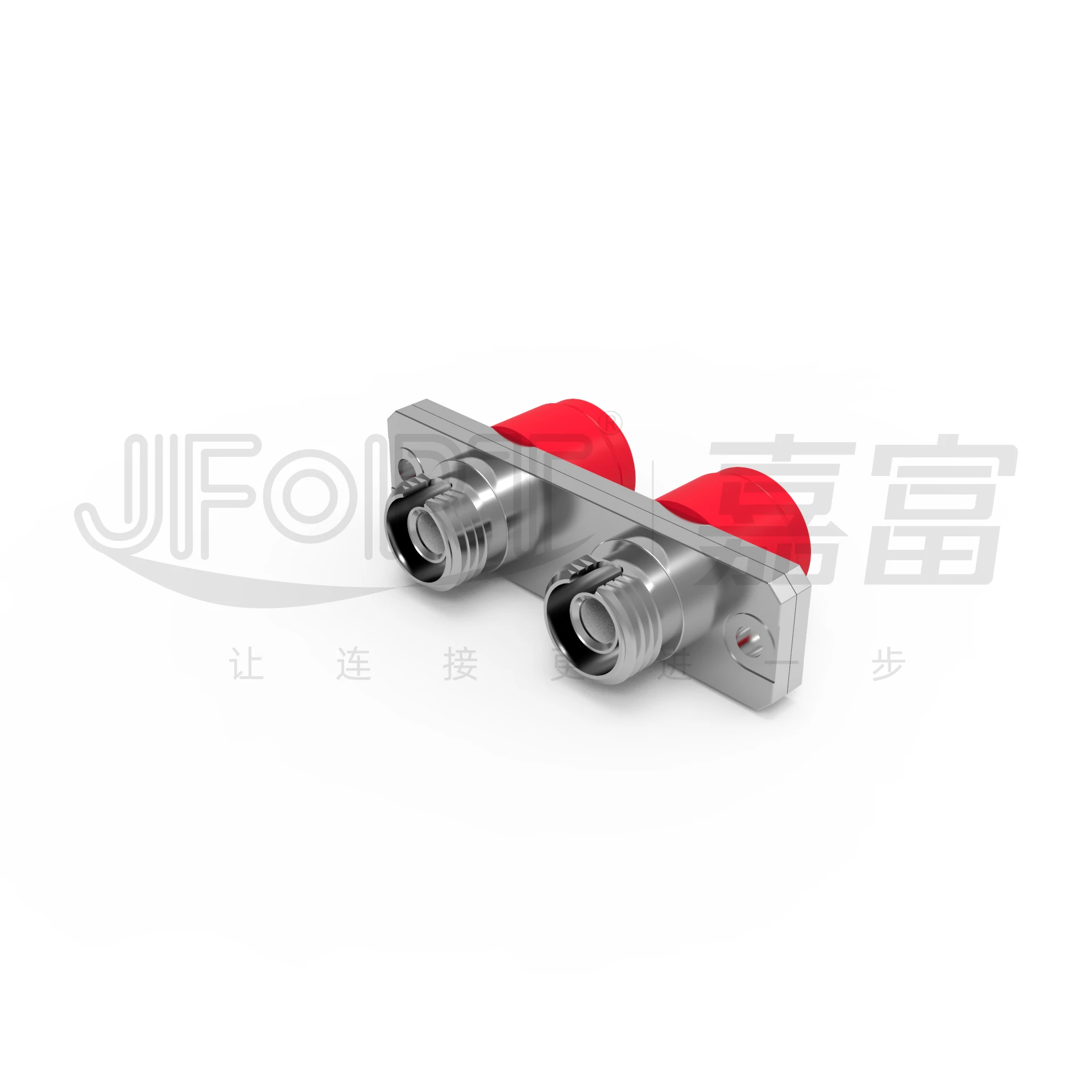 Telecommunication Grade Fiber Optic FC Adapter Round Shape Flange FC APC UPC SC Optical Fiber Coupler