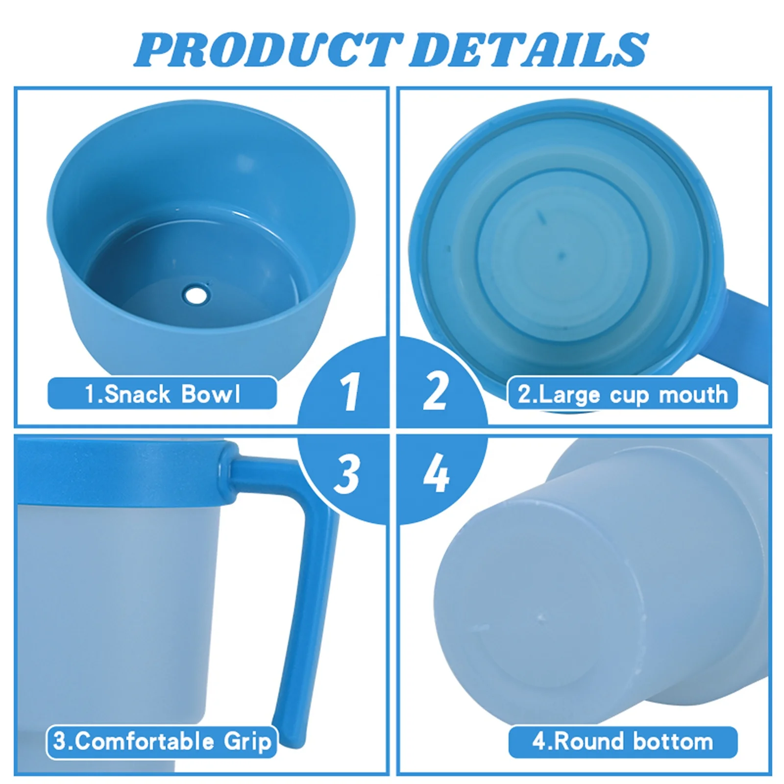 New Halloween 32oz Popcorn Tumbler Colorful Plasti 2 In 1 Snack And Drink Cup Color Changing Stadium Cups With Lid Straw