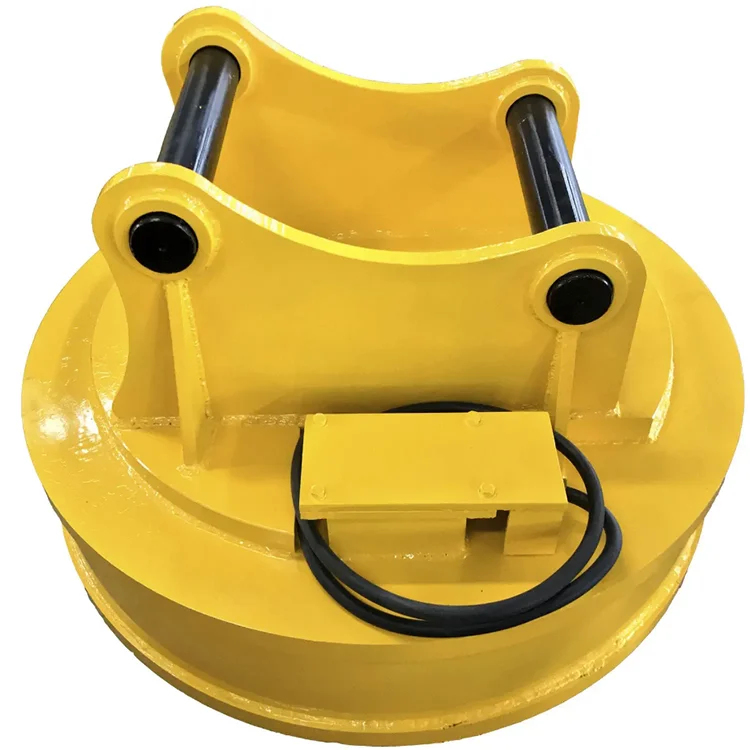 Electromagnetic Crane Lifting Circular Electromagnet Excavator Megnet Dc220v Scrap Metal Lift Electro Magnet For Excavator