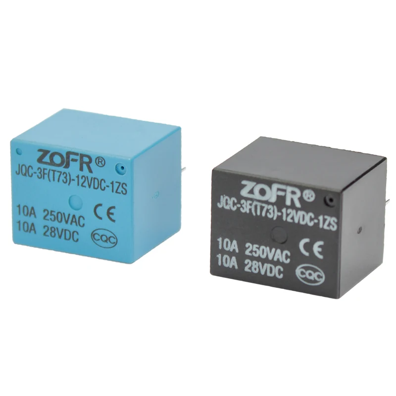 JQC-3F mini PCB relay T73 10A 12V suger cube 10 amp relay