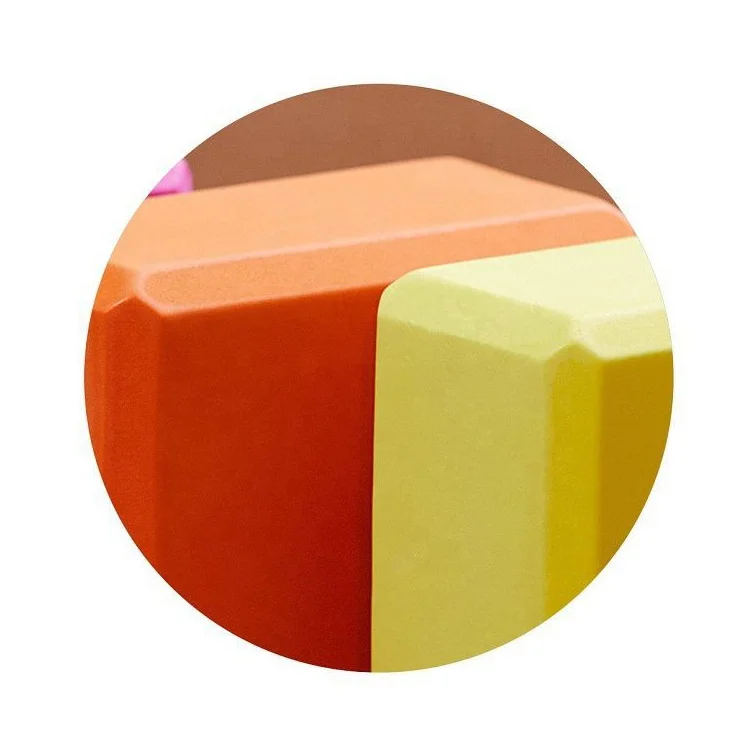 ZHOYA SPORT Factory Directly Low MOQ Ready to Ship Lightweight High Density EVA Foam Yoga Block Non-Slip