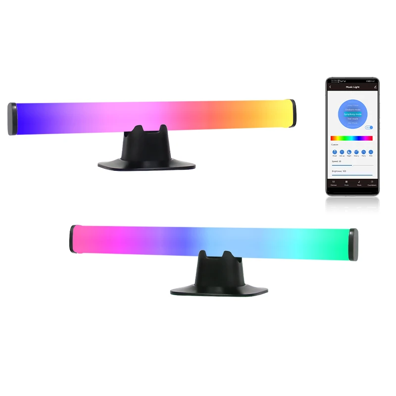 3D Rgb High Quality Sound Control Birthday Energy-Saving Pickup Corner Voice Activated Tv Backlight Ambient Light