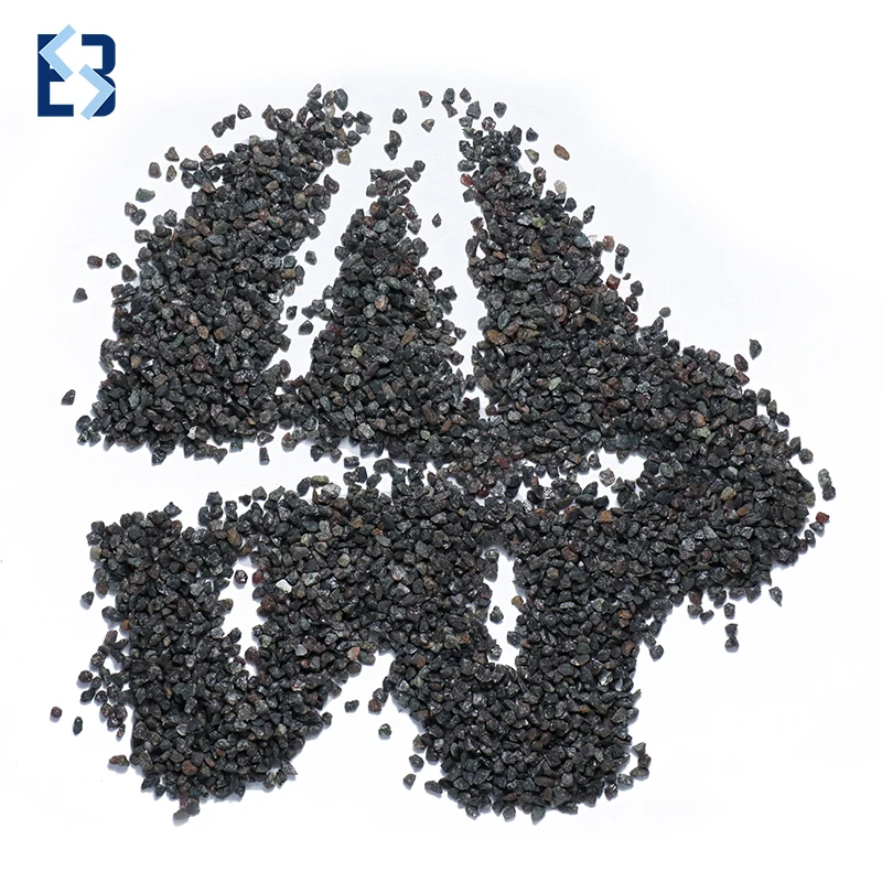 Copper Slag For Sandblasting Low Price Black Emery Black Fused Alumina For Sale