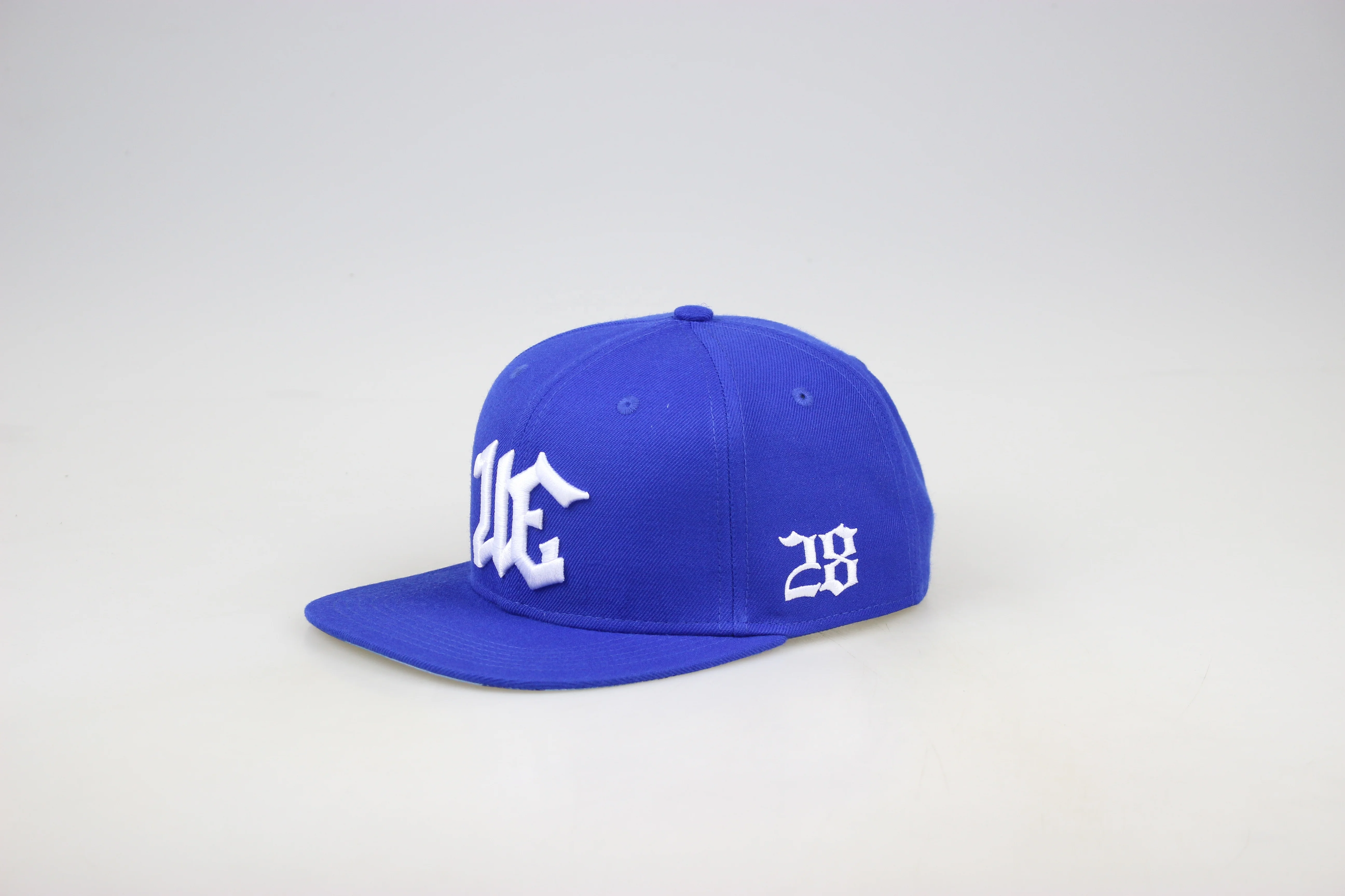 Custom Logo Unisex Flat Brim Snapback Hat 6 Panel  Hot Fashion Sports Caps Hip Pop Cap