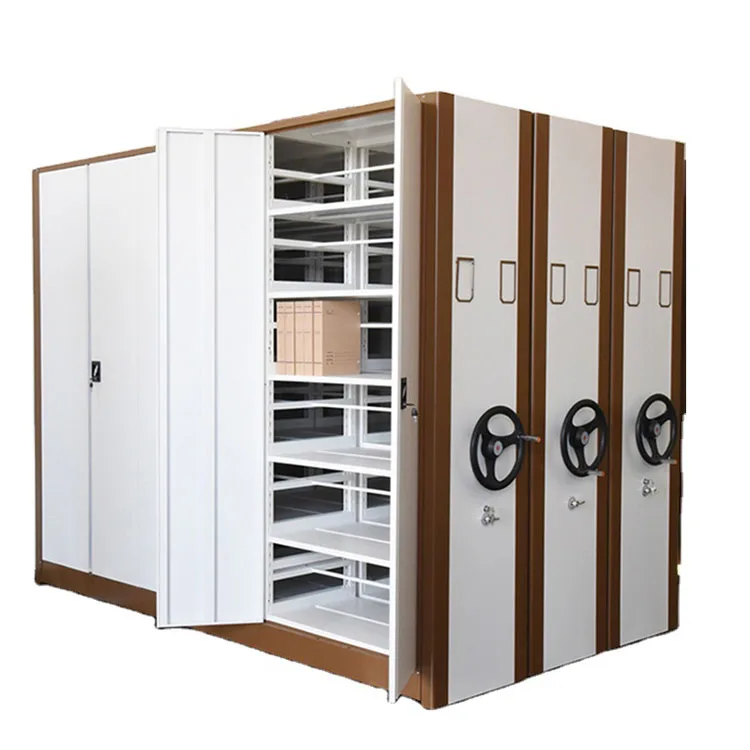2024 Manual Sliding Steel Mobile Filing Cabinet Shelving System