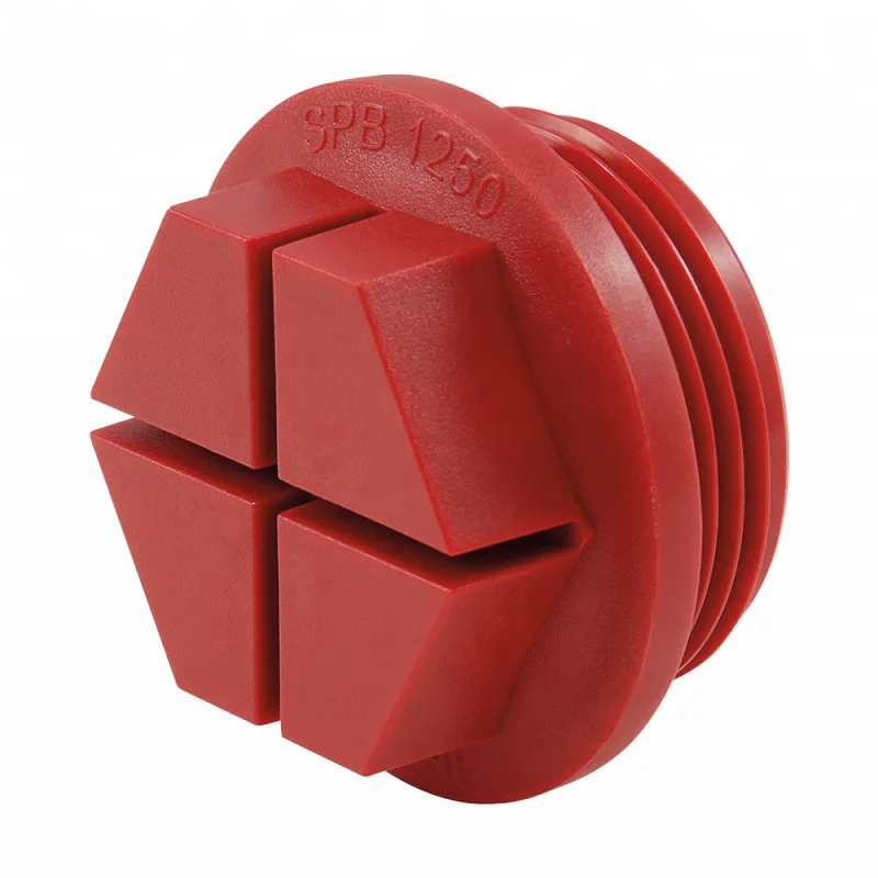 Multiple valve hydraulic parts BSP G Metric threads plastic sealing vent plug