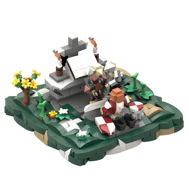 MOC-153098  The knight gets the blessing at the stone altar  Building Bricks Blocks Kid Children Toy 654pcs/set