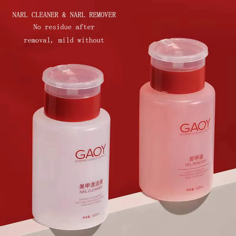 wholesale best sale 160ml/bottle uv gel polish nail cleaner liquid gel cleanser acrylic remover for nail painting