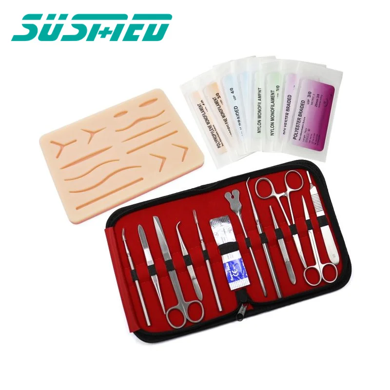 Low cost and high quality sutures medic kit Medical Students Surgical Customized Complete Suture Practice Training Kit