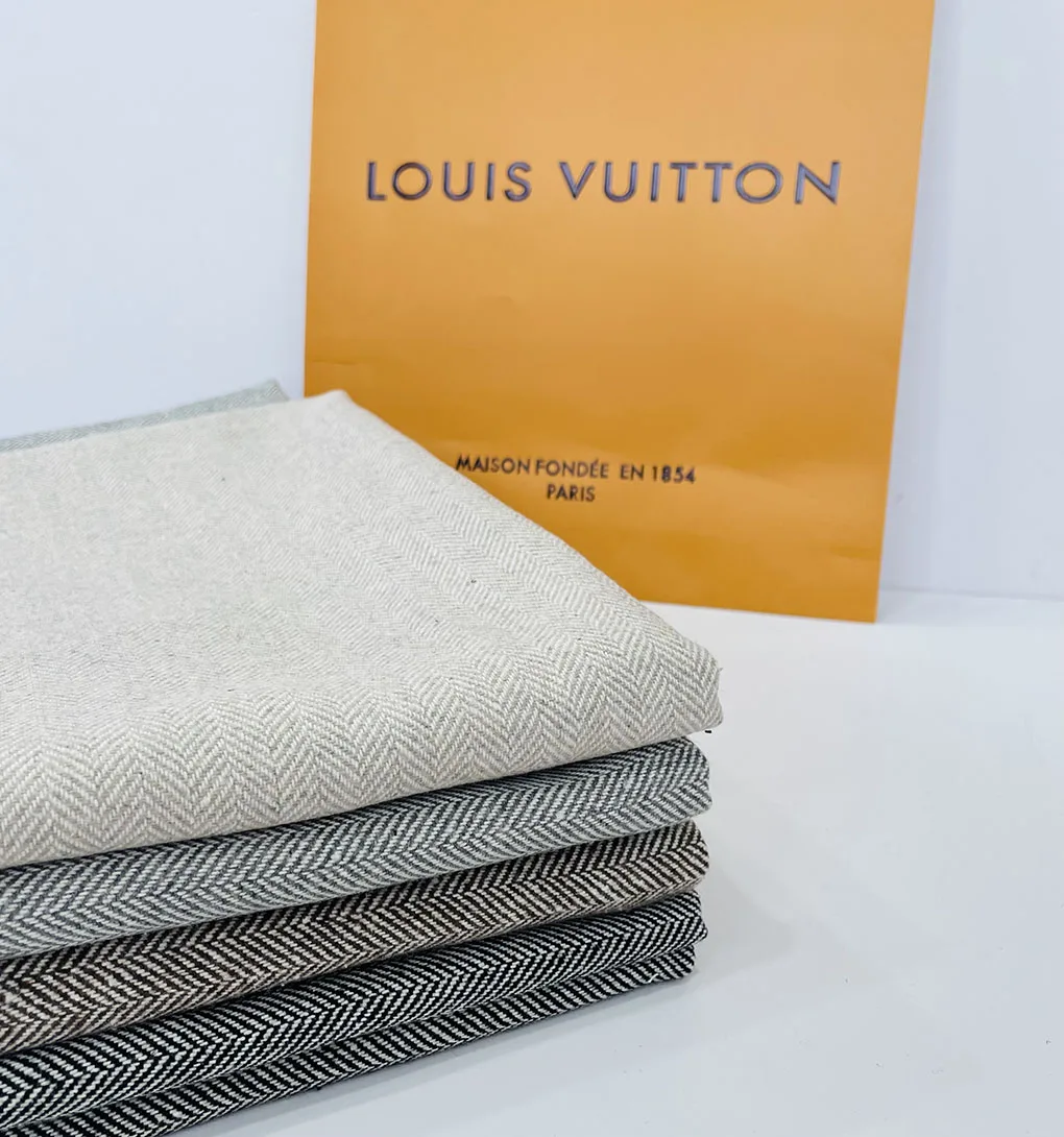 Hotsale plaid yarn dyed check brushed tweed woolen fabric for coat