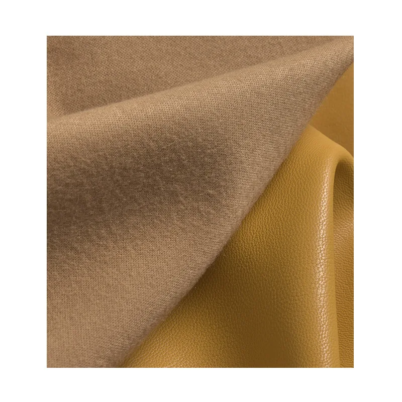 Factory wholesale sheep grain fine grain pu leather upper material