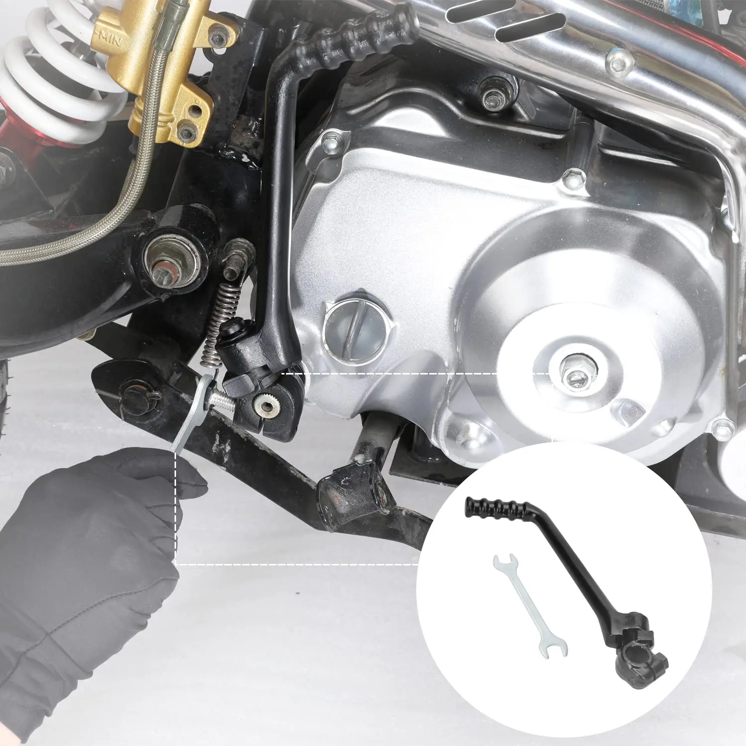 HIAORS 13mm Kick Starter Lever for TaoTao DB27 DBX18 Lifan Zongshen KAYO SSR CT90 XR100R XL70 SDG YX Chinese Pit Dirt Trail Bike