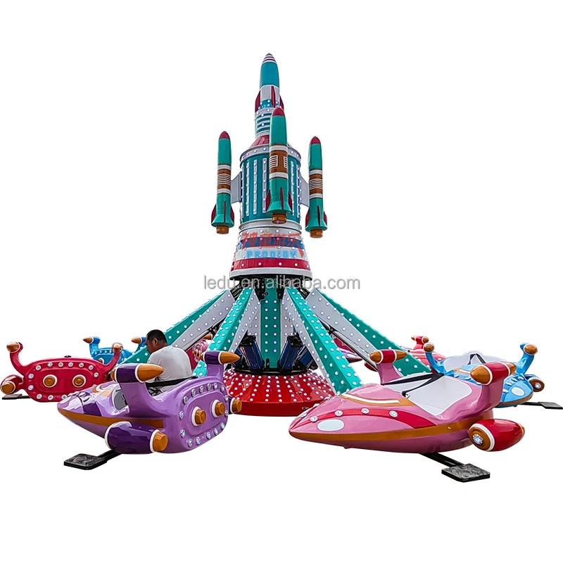 Park attraction kids airplane swing ride self control plane amusement ride for sale