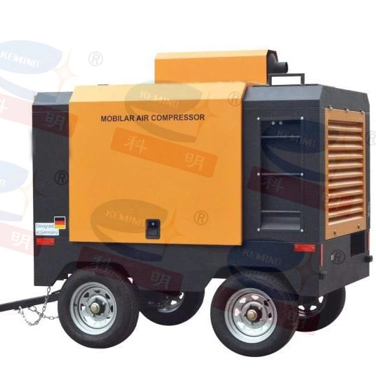 Automatic Control System KEMING Screw Type Air Compressor with Filtration System