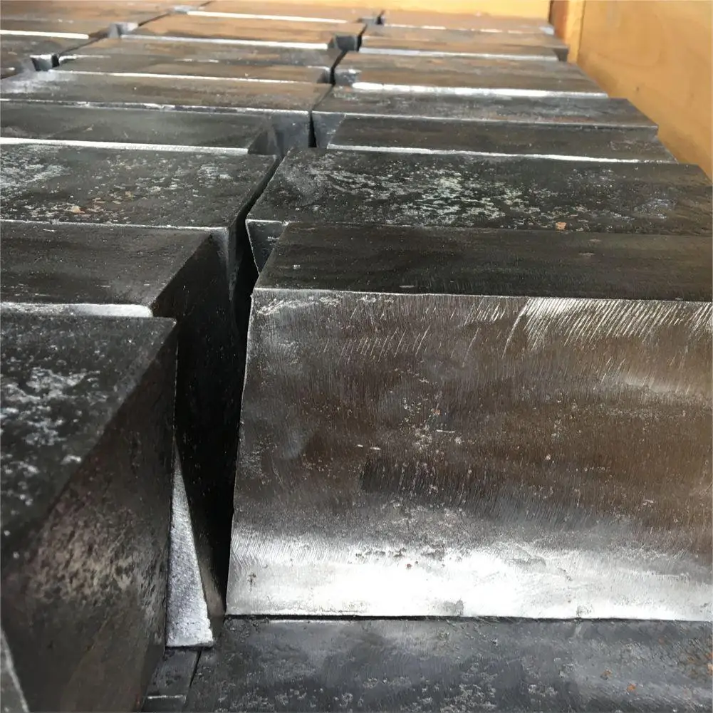 Solid Industrial Counterweight Lead Ingot Lead Brick Industrial Radiation Proof Lead Ingot